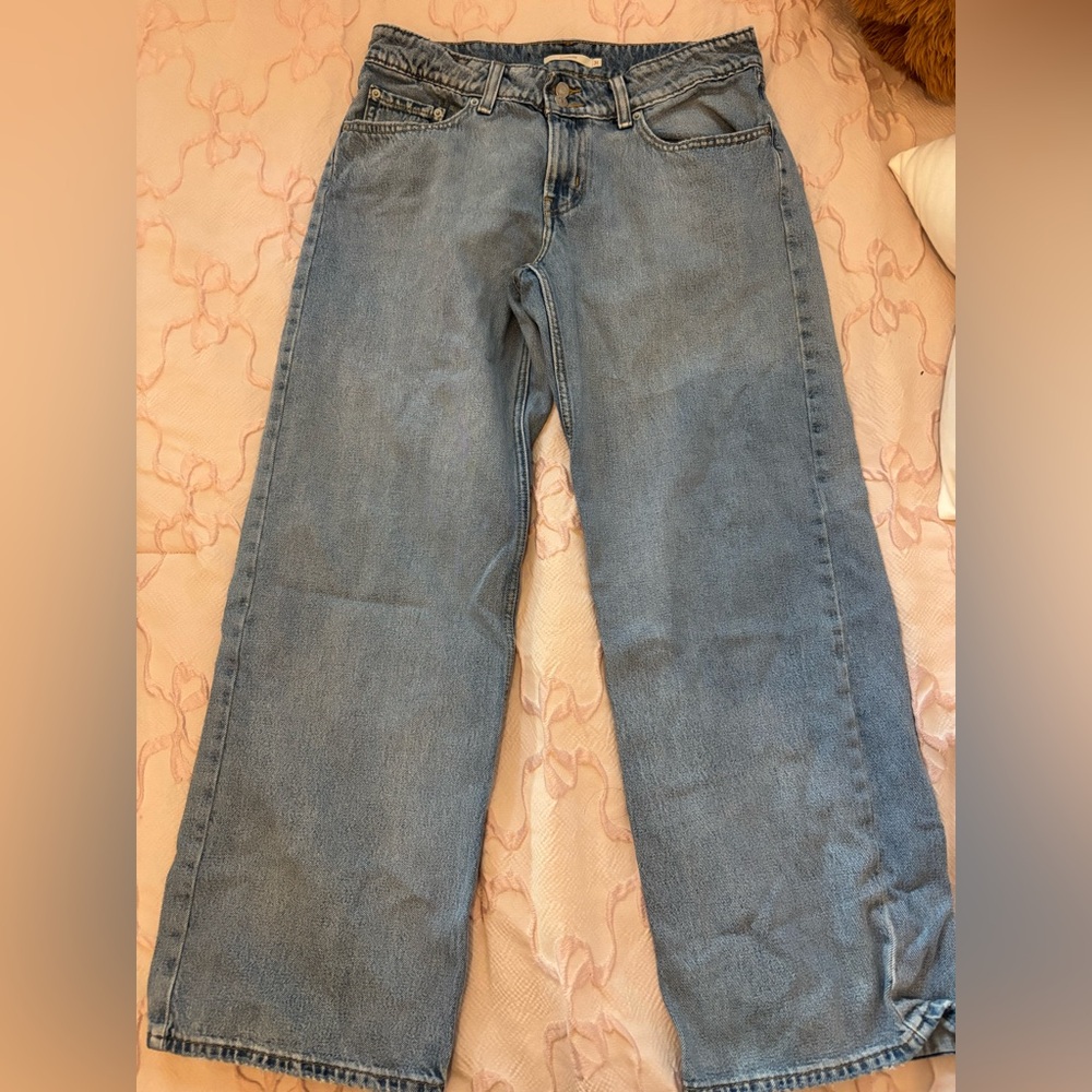 Levi's Women's Light Blue Baggy Low Loose Jeans